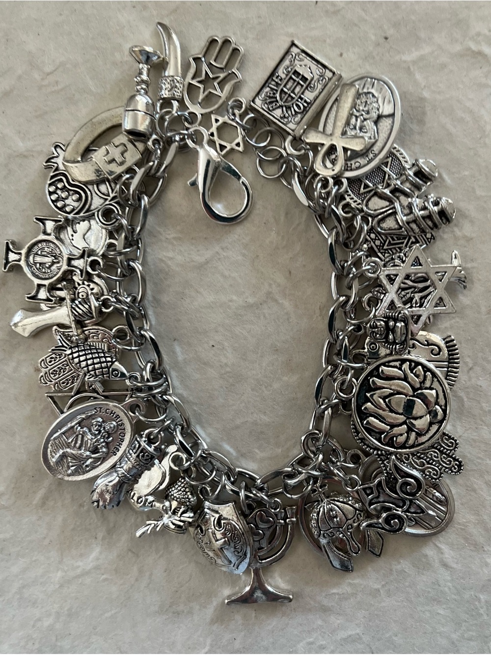 Charm Bracelet Judeo Christian Armor of God Charm Bracelet - Picture 3 of 10
